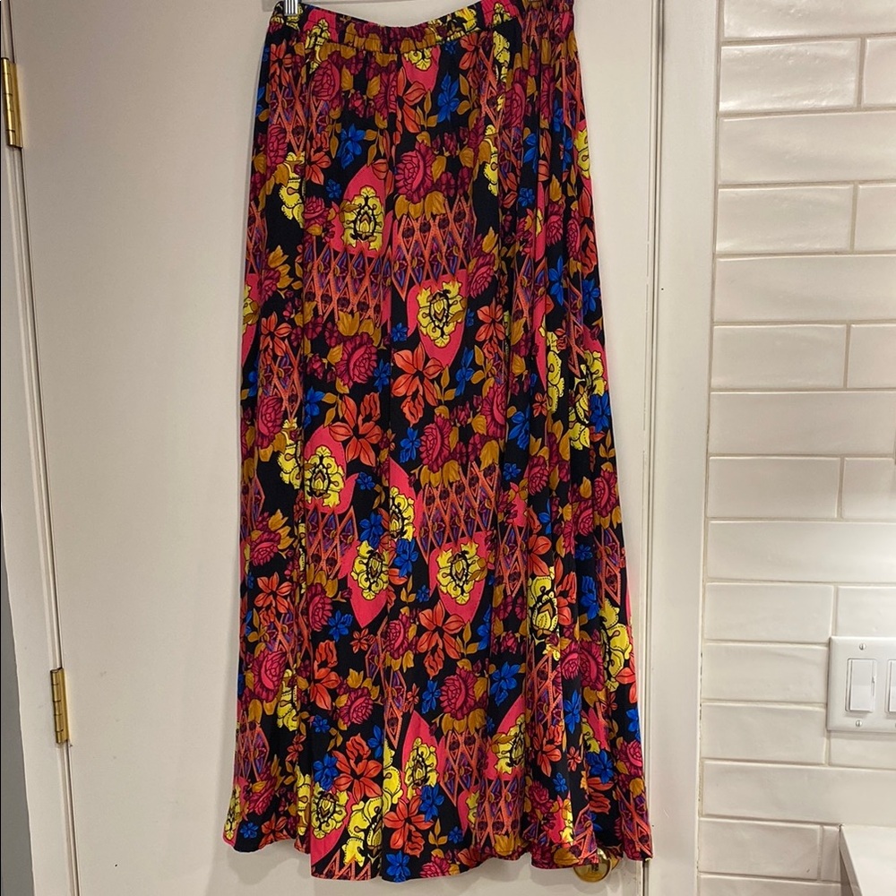 Floral Maxi Skirt - Multicolor